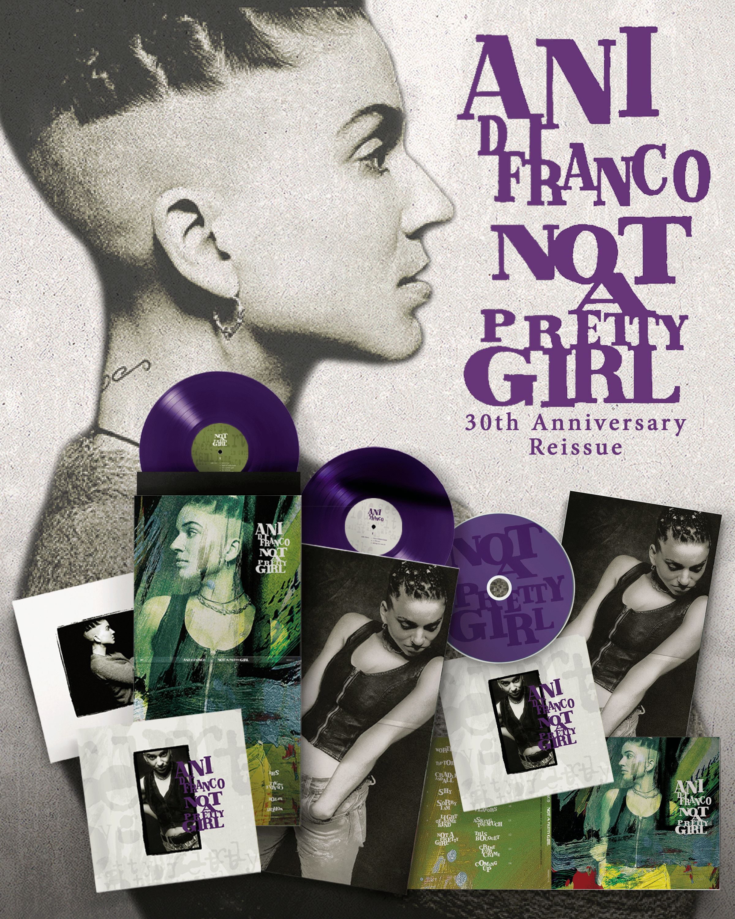 Ani DiFranco Releases 30th Anniversary Reissue of Not A Pretty