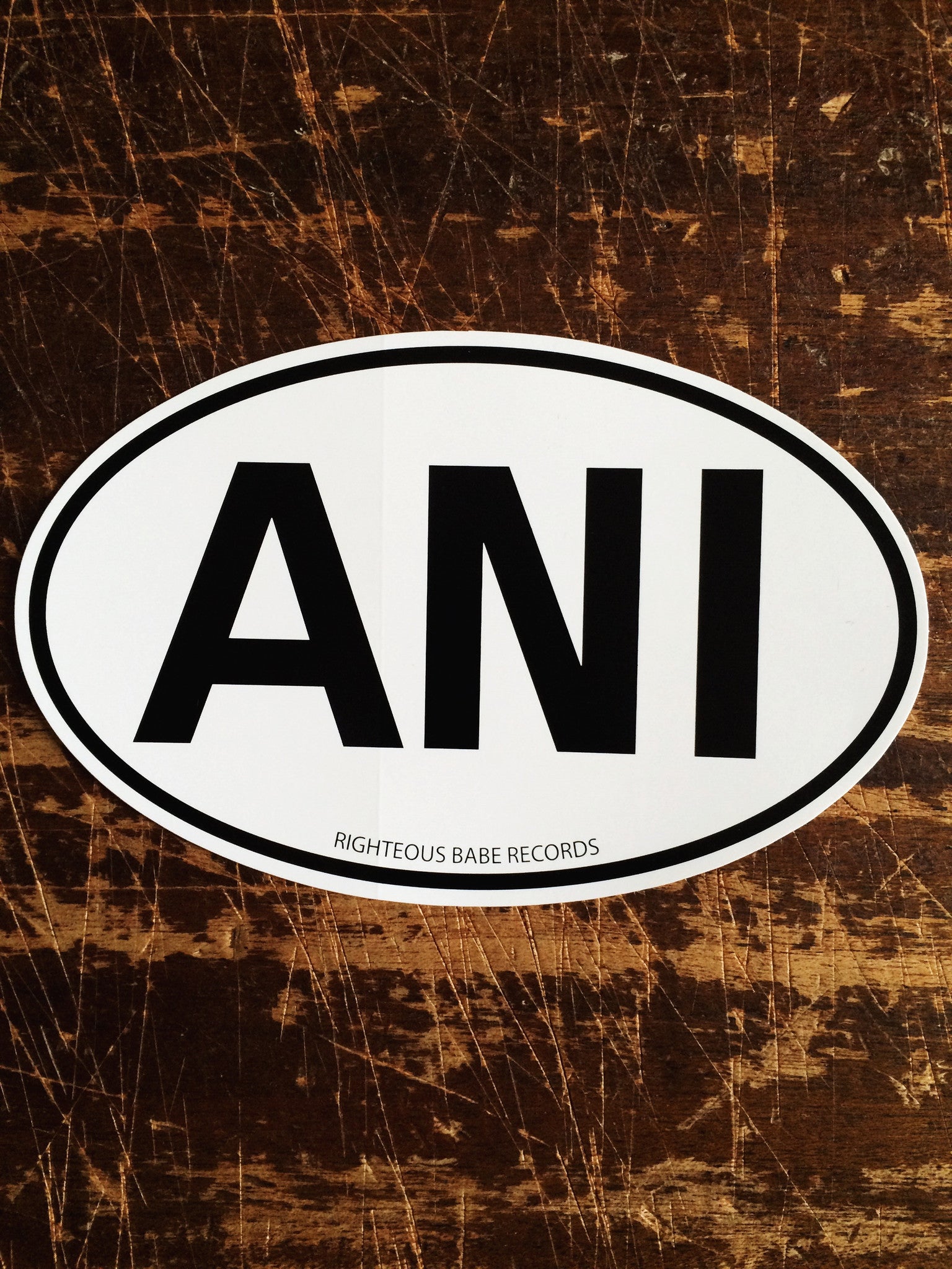 Ani Auto Sticker – Righteous Babe Records