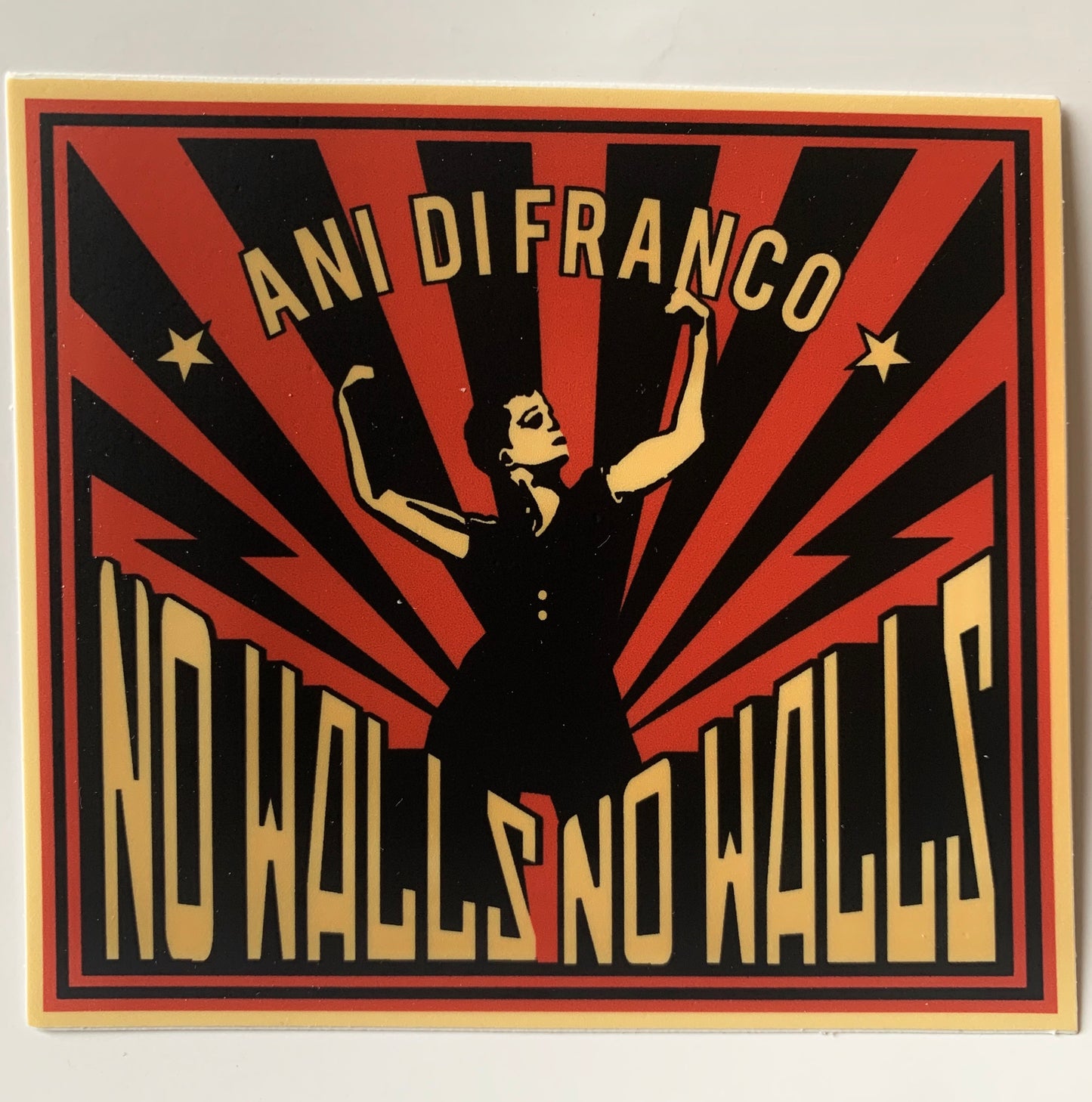 No Walls sticker