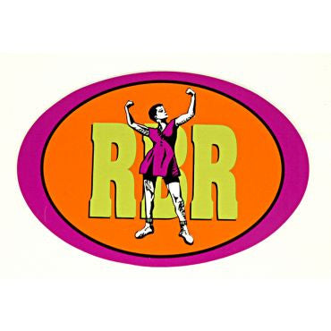 rbr oval sticker