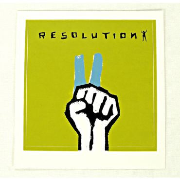 resolution sticker