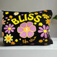 Bliss Like This canvas zip bag
