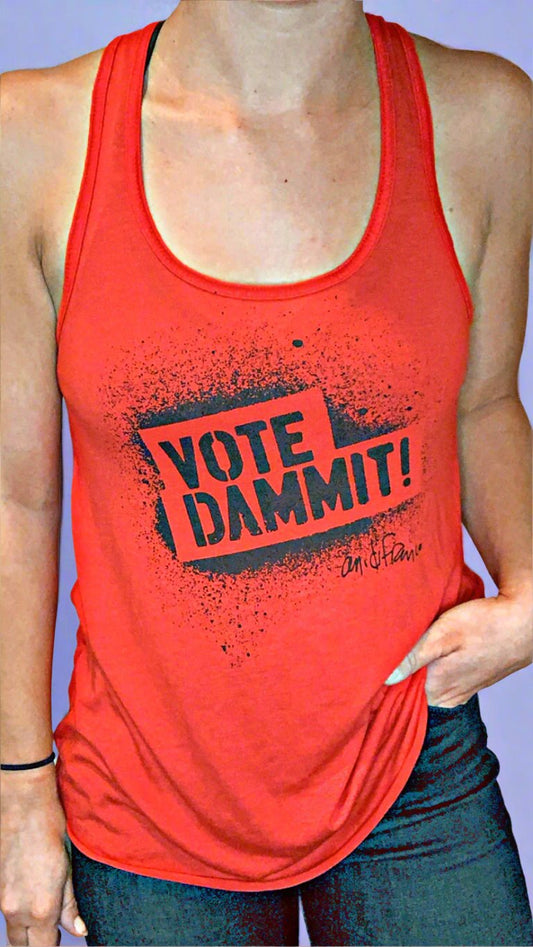 Vote Dammit! Ladies Tank